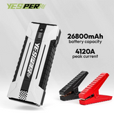 YESPER Car Jump Box ,4120A Peak Jump Box Starter For Car,ALL Gas and Up to 10.0L Diesel Engine, Powerful 12V Jump Pack With Power Bank/Quick Charge/LED Light YESPER