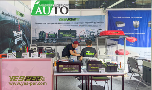 YESPER Showcases Innovative Lithium Batteries at Central Asia Commercial Vehicle Exhibition