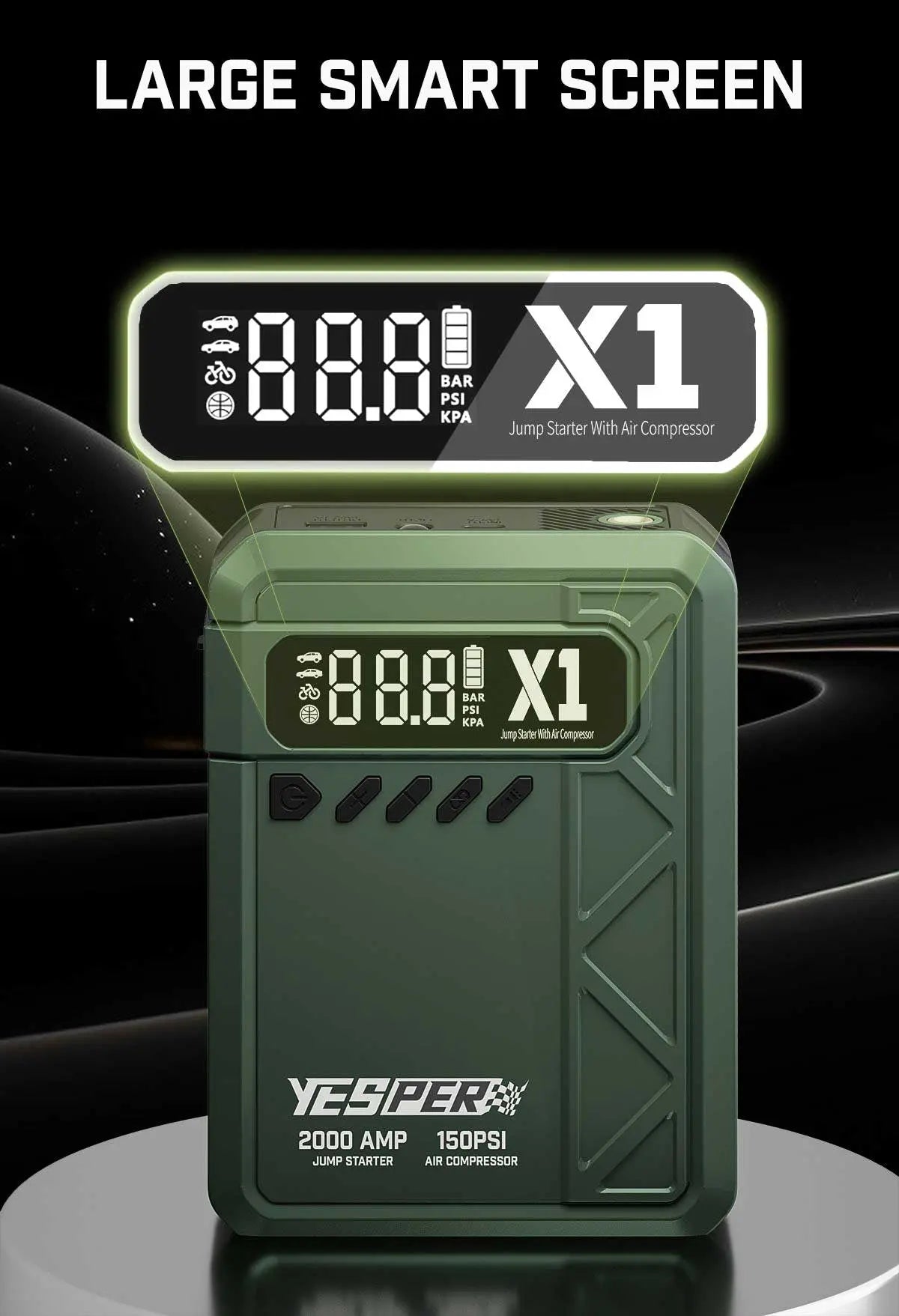 YESPER X1 Multipurpose Vehicle Jump Starter6